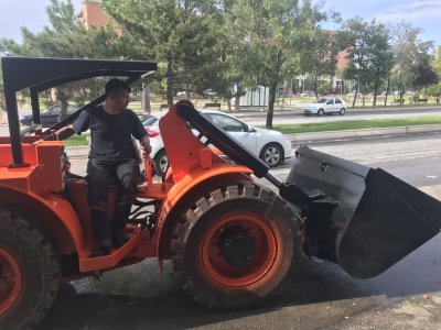 İş Makinası Kumlama